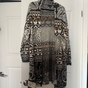 Geometric patterned Cardigan size XL